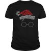 Harry Potter Santa Hat And Glass Christmas shirt