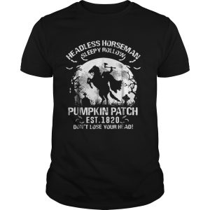 Headless Horseman Halloween Pumpkin Ale 2018 shirt