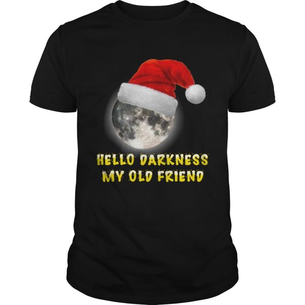 Hello Darkness my old friend Moon Christmas shirt