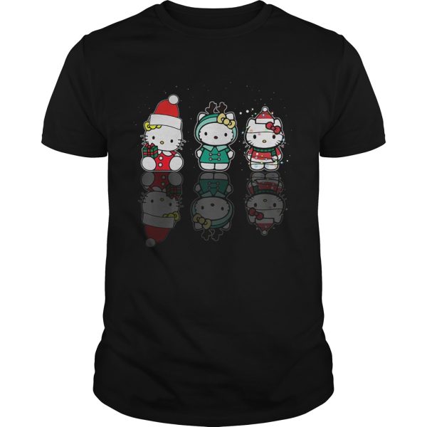 Hello Kitty Christmas Reflection Mirror Water Shirt