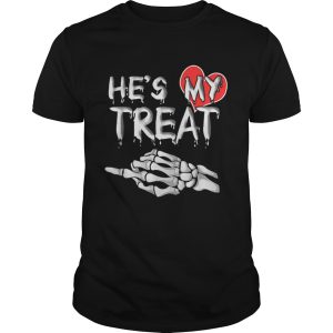 Hes my Treat Matching couples Halloween His and Her Funny shirt