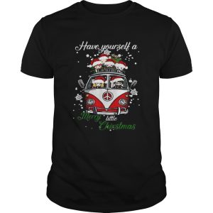 Hippie car Harry Potter Have yourself a Merry little Christmas shirt