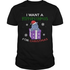 Hippopotamus For Christmas shirt