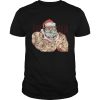 Hipster Rock Santa Claus Tattoo Christmas shirt