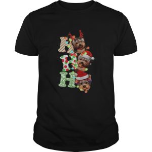 Ho Ho Ho Shih Tzu Christmas shirt