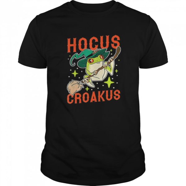 Hocus Croakus Frog Witch Halloween shirt