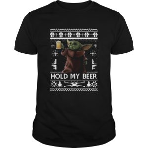 Hold My Beer Baby Yoda Christmas shirt