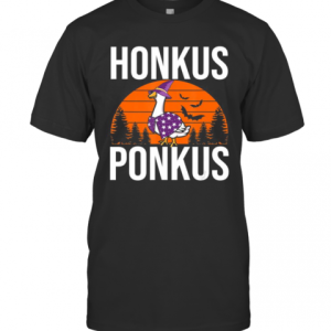 Honkus Ponkus Halloween Witches Duck T-Shirt