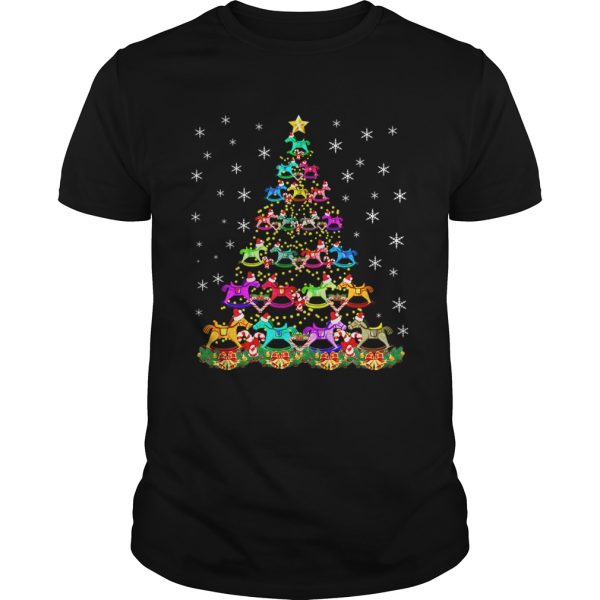 Horse Christmas Tree Candy Cane Gift shirt