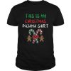Hot This Is My Christmas Pajama Gingerbread Man Candy Cane shirt