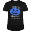 Hot Trick or Treat NonVerbal Halloween Pumpkin Autism Awareness shirt