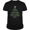 Hummingbirds Christmas Tree Awesome Gift TShirt