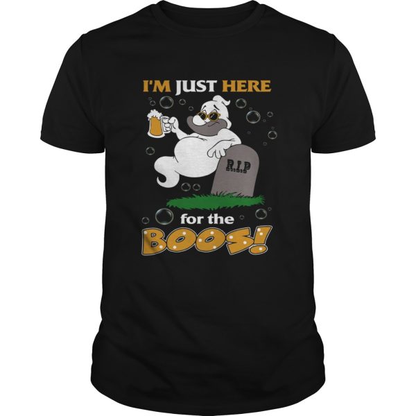 I’m just here for the boos beer RIP shirt