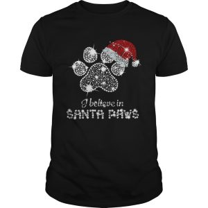 I Believe In Santa Paws Diamond Christmas shirt