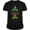 Im The Clumsy Elf I Have MS Christmas shirt