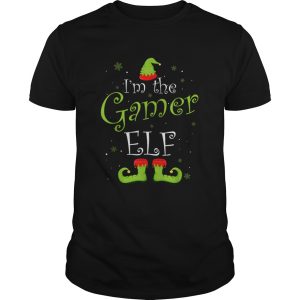 Im The Gamer Elf Matching Family Group Christmas Funny Xmas shirt