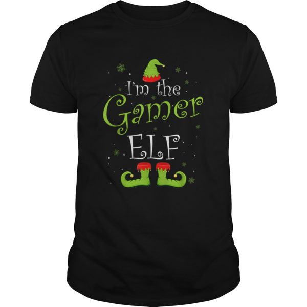 Im The Gamer Elf Matching Family Group Christmas Funny Xmas shirt