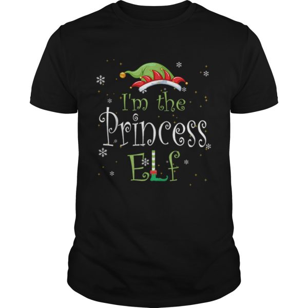 Im The Princess Elf Matching Family Group Christmas shirt