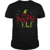Im The Sporty Elf Funny Group Matching Family shirt