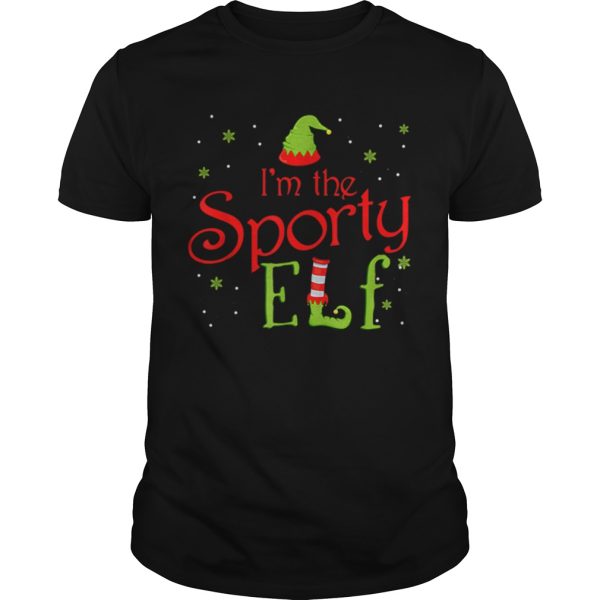 Im The Sporty Elf Funny Group Matching Family shirt