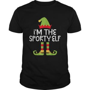 Im The Sporty Elf Matching Christmas Costume shirt