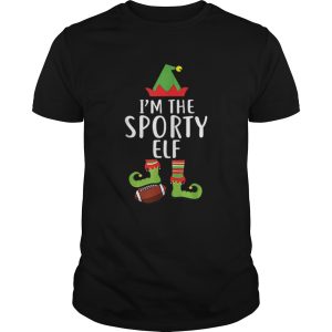 Im The Sporty Rugby Elf Matching Family Christmas shirt