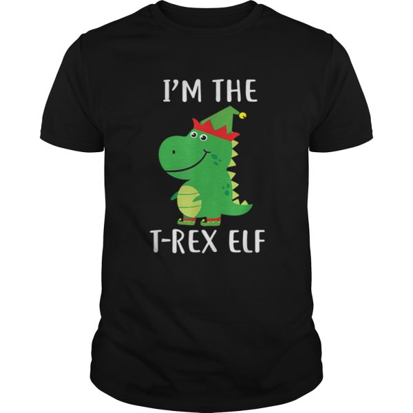 Im The T Rex Elf Matching Family Group Christmas Cute shirt