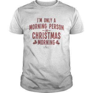 Im only a morning person on Christmas morning hippie runner signature shirt