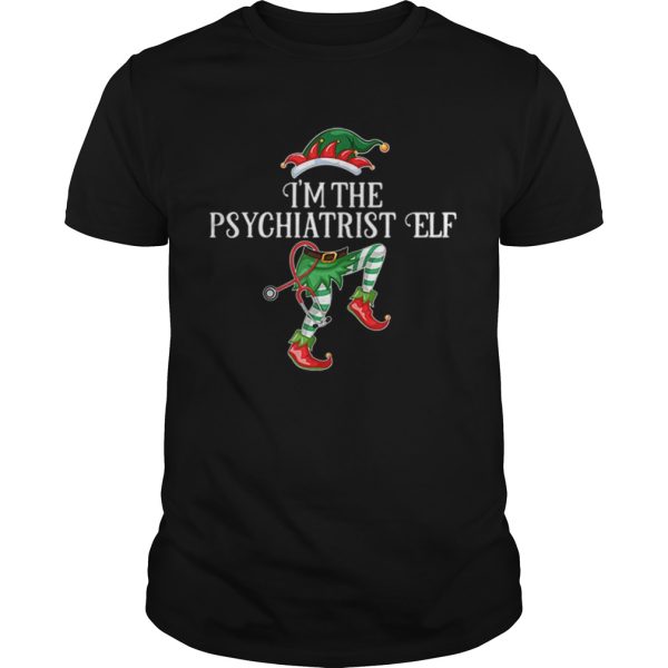 Im the Psychiatrist Elf Christmas Matching Medical Staff shirt