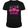 In October We Wear Pink Pumpkin Halloween Womens TShirt