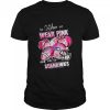 In october we wear pink and watch Seahawks Breast Cancer Halloween shirt