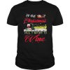 In the Christmas night all I wish is wine shirt