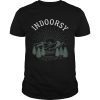 Indoorsy Men Women Ironic Christmas shirt