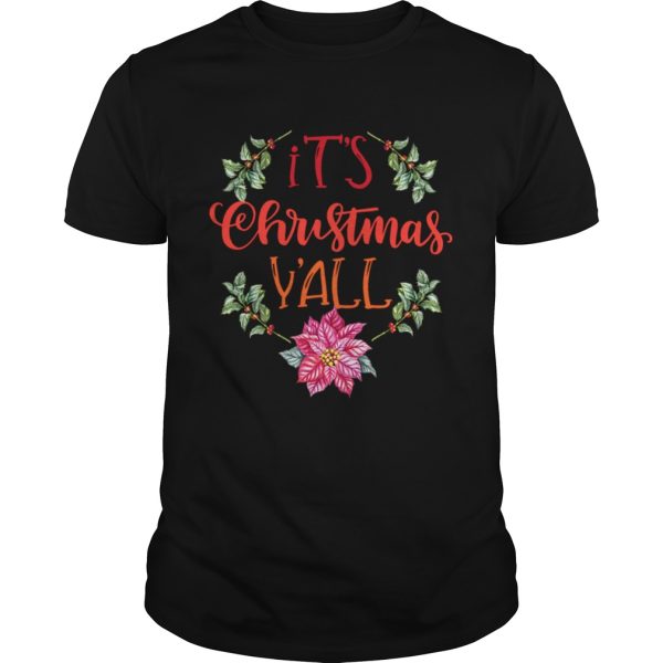 Its Christmas Yall Holiday Wreath Graphic design