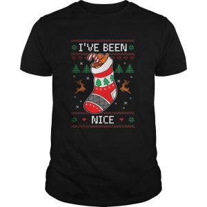 Ive Been Nice Stocking Matching Ugly Christmas shirt