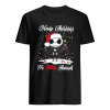 Jack Skellington Merry Christmas Ya filthy animals Christmas shirt