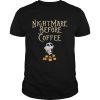 Jack Skellington hug Dunkin’ Donuts Nightmare before coffee shirt