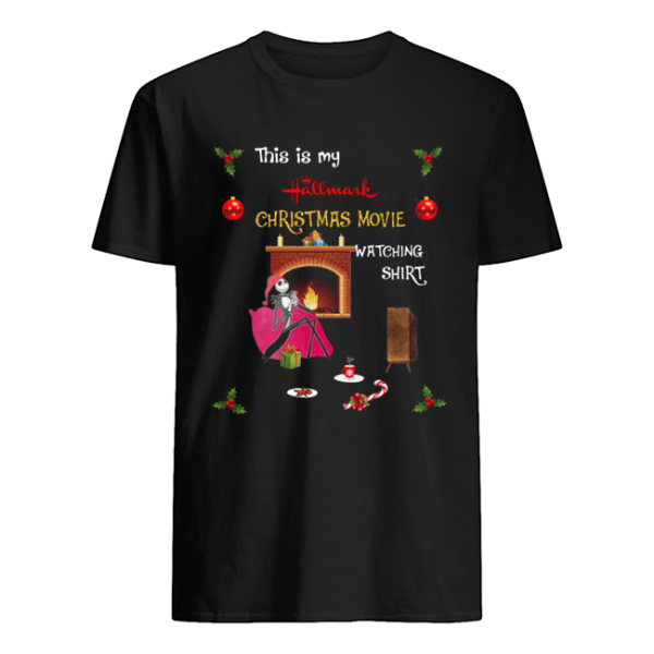 Jack Skellington this is my Hallmark christmas movie watching shirt