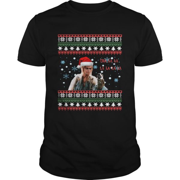 Jareth Labyrinth Tra La La La La La La Ugly Christmas shirt