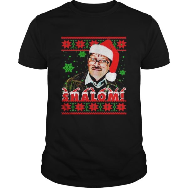 Jim Bell Shalom ugly Christmas shirt