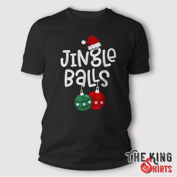 Jingle Balls Tinsel Tits Funny Matching Couple Chestnuts T Shirt