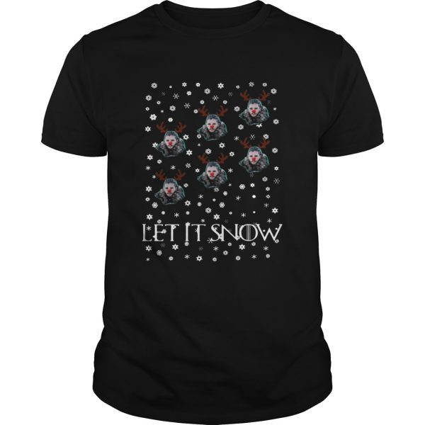 Jon Snow Game Of Thrones Let It Snow Christmas shirt