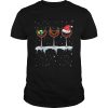 Just A Girl Who Loves Wine and Christmas TShirt