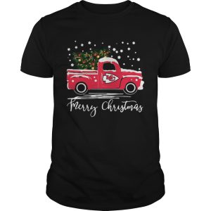 Kansas City Chiefs Truck Merry Christmas shirt