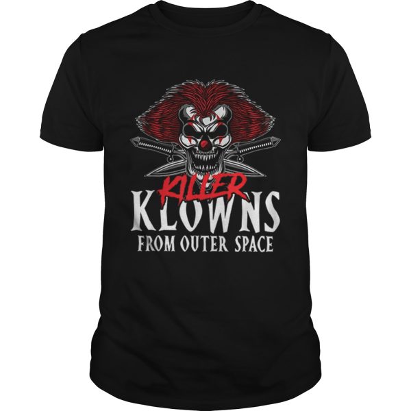 Killer Klowns From Outer Space Scary Clown Halloween shirt