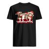 Kittens With Santa Hats Funny Christmas Cat Meme Tee T-Shirt