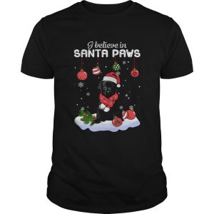 Labrador I believe in Santa Paws Christmas shirt