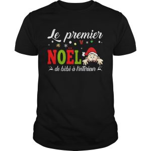 Le premier Noel de bebe a linterieur shirt