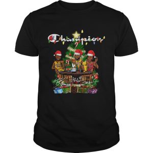 LeBron James Kobe Bryant Michael Jordan Champion Christmas Tree shirt