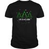 Life is Really Good Christmas Tree Silhouette shirt